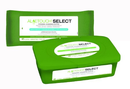 Medline Personal Wipe Aloetouch® Select Soft Pack Aloe Scented 24 Count - Case of 24 - MSC095280-CS