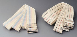 Medline Gait Belt 60 Inch Length Pastel Stripe Cotton - Each - MDT821204-EA