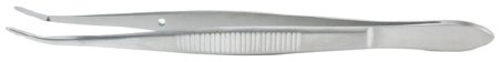 Integra Lifesciences Cilia Forceps Miltex® Barraquer 4-1/2 Inch Length OR Grade German Stainless Steel NonSterile NonLocking Thumb Handle Straight Smooth Tip - Each - 18-1111-EA
