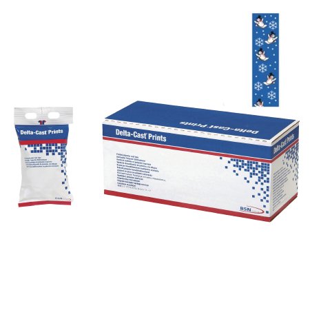 BSN Medical Cast Tape Delta-Cast® Prints 2 Inch X 12 Foot Polyester Holiday Print - Box of 10 - 8202-BX