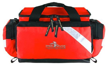 Fleming Industries Trauma Bag Red Nylon 10 X 11 X 17 Inch - Each - 32350-RD-EA