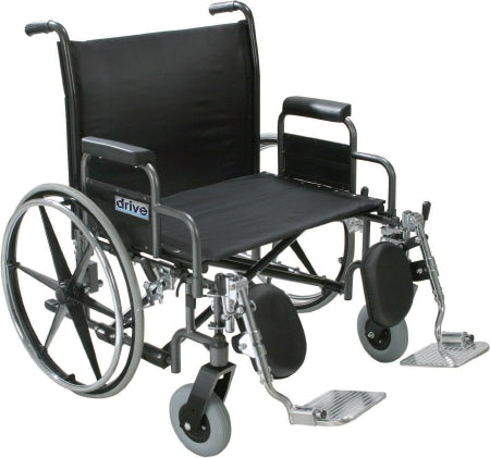 Drive Medical Wheelchair Elevating Legrest Sentra For Sentra Heavy Duty, Extra Wide Wheelchair - Pair - HDELR-PR