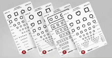 Good-Lite Eye Chart Good-Lite® 10 Foot Distance Acuity Test - Each - 250411-EA