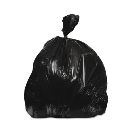 RJ Schinner Co Trash Bag Heritage™ 45 gal. Black LLDPE 0.70 mil 40 X 46 Inch Star Seal Bottom Flat Pack - Case of 125 - H8046HK-CS
