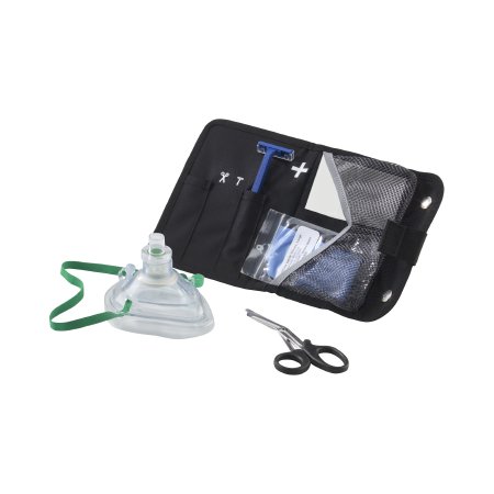 Zoll Medical Prep Kit, AED 1 Pair Gloves, 1-CPR Barrier Mask, 1-Disposable Razor, 1-4 X 4 Gauze, 1-Scissors, 1-Towel, 1-Antiseptic Wipe, 1-One Way Filter AED - Each - UKIT001A-EA