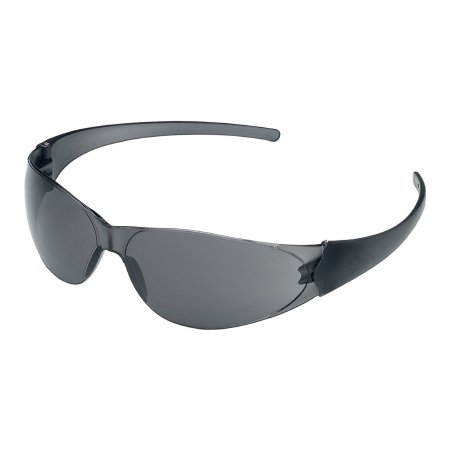 MCR Safety / Crews Inc Safety Glasses Checkmate® Flexible Bayonet Temple Anti-scratch Coating Gray Tint Polycarbonate Lens Gray Frame Over Ear One Size Fits Most - Case of 144 - CK112-CS