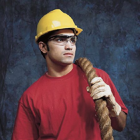 MCR Safety / Crews Inc Safety Glasses Storm® Anti-fog / Anti-scratch Coating Clear Tint Polycarbonate Lens Black Frame Over Ear One Size Fits Most - Case of 144 - ST110AF-CS