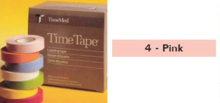 Precision Dynamics Blank Label Tape Time® Multipurpose Label Pink Vinyl 3/4 X 500 Inch - Roll of 1 - T-534-4-RL