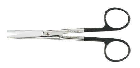 Integra Lifesciences Operating Scissors Miltex® SuperCut Mayo 5-1/2 Inch Length OR Grade German Stainless Steel NonSterile Finger Ring Handle Curved Blade Blunt Tip / Blunt Tip - Each - 5-SC-122-EA