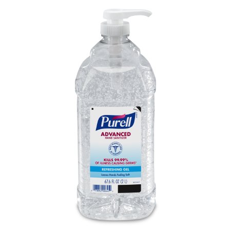 GOJO Hand Sanitizer Purell® Advanced 2,000 mL Ethyl Alcohol Gel Pump Bottle - Each - 9625-04-EA
