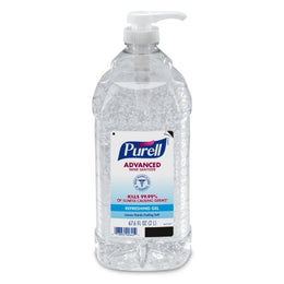 GOJO Hand Sanitizer Purell® Advanced 2,000 mL Ethyl Alcohol Gel Pump Bottle - Case of 4 - 9625-04-CS