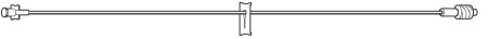 Baxter IV Extension Set Standard Bore 36 Inch Tubing Without Filter - Case of 50 - 2N3346-CS