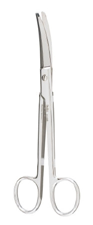 Integra Lifesciences Facelift Scissors Miltex® Miltex 6-1/2 Inch Length OR Grade German Stainless Steel NonSterile Finger Ring Handle Curved Blade Blunt Tip / Blunt Tip - Each - 21-605-EA