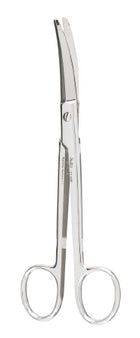 Integra Lifesciences Facelift Scissors Miltex® Miltex 6-1/2 Inch Length OR Grade German Stainless Steel NonSterile Finger Ring Handle Curved Blade Blunt Tip / Blunt Tip - Each - 21-605-EA