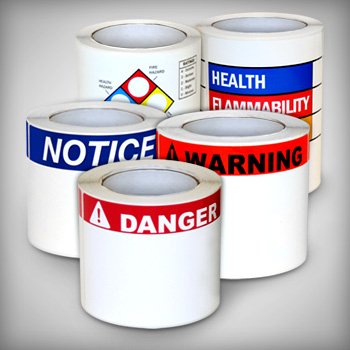 Grainger Pre-Printed Label Barkley® Advisory Label Paper Symbol 2 X 4 Inch - Roll of 100 - 8TP38-RL