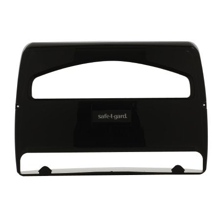 Georgia Pacific Toilet Seat Cover Dispenser Safe-T-Gard™ Black Plastic Manual Pull Wall Mount - Case of 10 - 57748-CS