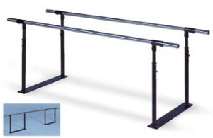 Hausmann Industries Parallel Bars Hausmann® 9 X 25 X 28 to 1 Inch Black / Gray - Each - 1318-EA