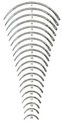Integra Lifesciences Taper Point Suture Needle Integra® Miltex® 38 mm Length Regular Surgeon's Type Size 8 Needle - DZ/12 - MS140A-8-DZ