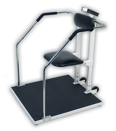 Detecto Scale Bariatric Floor Scale Detecto® Digital Display 800 lbs. Capacity AC Adapter / Battery Operated - Each - 6868-EA