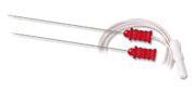 Natus Medical EMG Needle Electrode with Leadwire Teca® 28 Gauge X 1 Inch Length X 24 Inch Lead Length Coated Stainless Steel Sterile Monopolar Needle Tip Disposable - Box of 48 - 902-DMF25-TP-BX