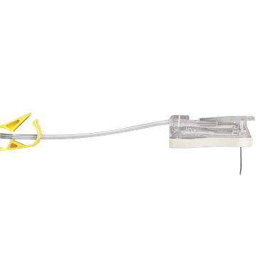 Smiths Medical ASD, Inc. Huber Infusion Set Gripper® Plus 22 Gauge 3/5 Inch 8 Inch Tubing Split Septum Y-Site - Box of 12 - 21-2860-24-BX