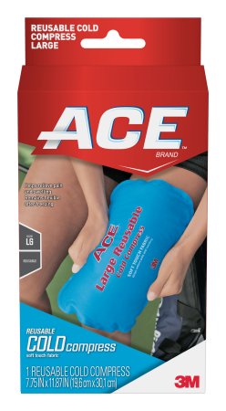 3M Cold Pack 3M™ ACE™ General Purpose Large 7-3/4 X 11-87/100 Inch Nylon / Polyester / Gel Reusable - Case of 12 - 207517-CS
