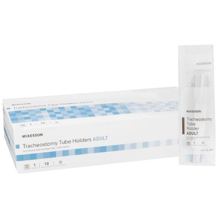 McKesson Tracheostomy Tube Holder McKesson One Size Fits Most Adult - Box of 10 - 16-240-BX