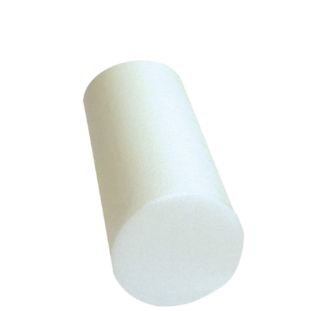 Fabrication Enterprises CanDo® Round Therapy Foam Roller White Polyethylene Foam 6 X 12 Inch - Each - 30-2101-EA