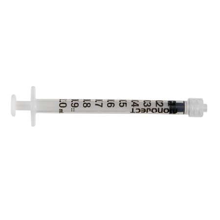 Cardinal Tuberculin Syringe Monoject™ Luer Lock Tip Without Safety - Case of 240 - 1180100777-CS