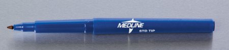 Medline Surgical Skin Marker Gentian Violet Standard Tip Barrel Ruler and Flexible Ruler Sterile - Case of 50 - DYNJSM02-CS