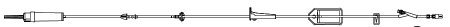 BD IV Pump Set Alaris® Pump 1 Port 20 Drops / mL Drip Rate 0.2 Micron Filter 115 Inch Tubing Solution - Case of 20 - 10010454-CS