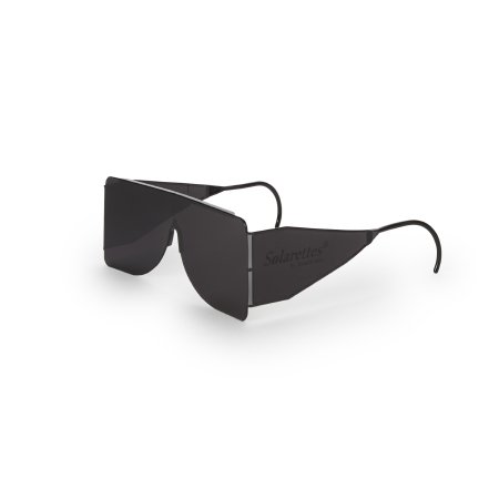 Dioptics Post Mydriatic Glasses Solarettes® Flexible Temple Smoke Tint Black Frame Over Ear One Size Fits Most - Box of 100 - 5108A.FGX-BX