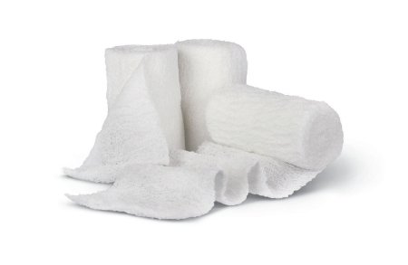 Medline Fluff Bandage Roll Bulkee Lite® 4 Inch X 4-1/10 Yard 1 per Pack Sterile 3-Ply Roll Shape - Case of 96 - NON27498-CS