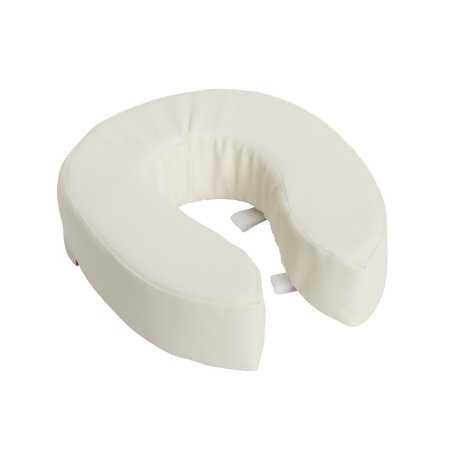 Mabis Healthcare Toilet Seat Cushion DMI® 4 Inch Height White Without Stated Weight Capacity - Each - 520-1247-1900-EA