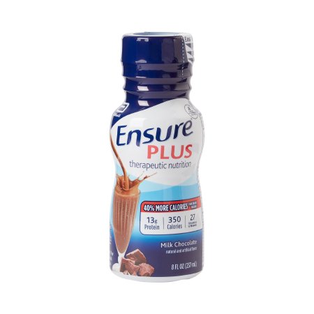 Abbott Nutrition Oral Supplement Ensure® Plus Therapeutic Nutrition Milk Chocolate Flavor Liquid 8 oz. Bottle - Each - 58299-EA