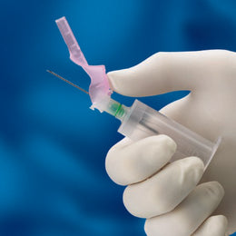 BD BD Vacutainer® Eclipse™ Blood Collection Needle with Holder 22 Gauge 1-1/4 Inch Needle Length Safety Needle Without Tubing Sterile - Case of 100 - 368651-CS