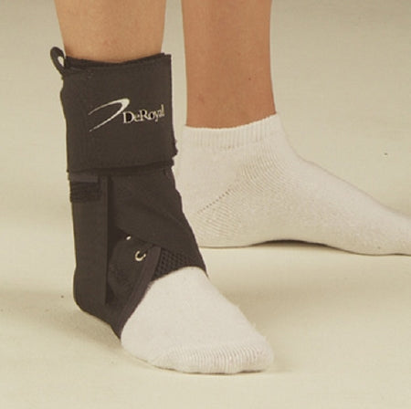 DeRoyal Ankle Support DeRoyal® Medium Lace-Up / Cuff Closure Foot - Each - 15600006-EA