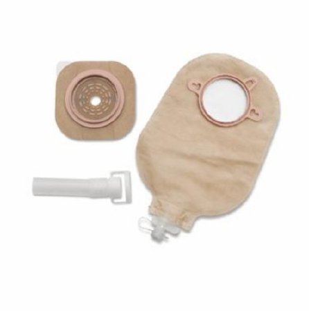 Hollister Urostomy Pouch New Image™ Two-Piece System 9 Inch Length Drainable Flat, Trim to Fit - Each - 19203-EA