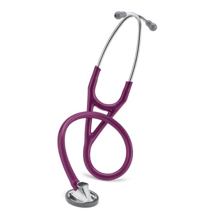 3M Cardiology Stethoscope 3M™ Littmann® Master Cardiology™ Purple 1-Tube 27 Inch Tube Single Head Chestpiece - Each - 2167-EA