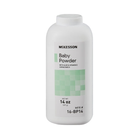 McKesson Baby Powder McKesson 14 oz. Fresh Scent Shaker Bottle Cornstarch - Case of 12 - 16-BP14-CS