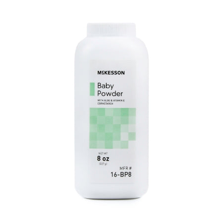 McKesson Baby Powder McKesson 8 oz. Fresh Scent Shaker Bottle Cornstarch - Case of 36 - 16-BP8-CS