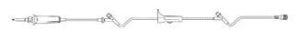 B. Braun Primary IV Administration Set ADDitIV® Gravity 3 Ports 15 Drops / mL Drip Rate Without Filter 96 Inch Tubing - Case of 50 - V1445-44-CS