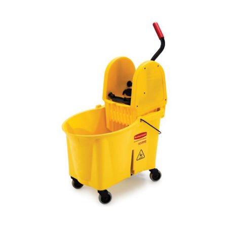 RJ Schinner Co Mop Bucket with Wringer Rubbermaid® 44 Quart Yellow - Each - FG757688YEL-EA