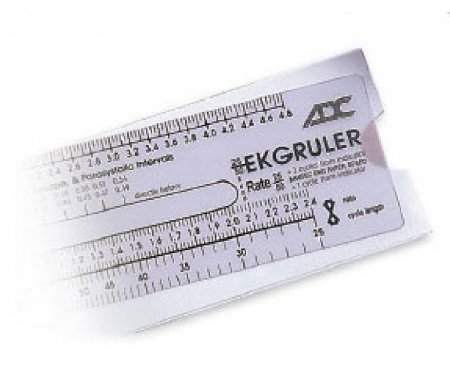 American Diagnostic Corp EKG Ruler 1-11/16 X 6-3/8 Inch - Each - 394-EA