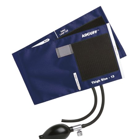 American Diagnostic Corp Reusable Blood Pressure Cuff and Bulb Adcuff™ 40 to 66 cm Leg Nylon Cuff Thigh Cuff - Each - 865-13TN-EA