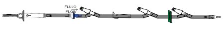 ICU Medical Primary IV Administration Set Bravo24® Gravity 3 Ports 60 Drops / mL Drip Rate With Filter 81 Inch Tubing - Case of 50 - B9900-240-CS