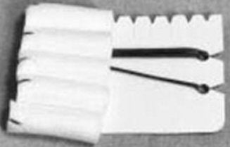 Teleflex Medical Cylindrical Sponge Gardlok® Non-impregnated 1/2 X 1-1/2 Inch Sterile - Box of 100 - 200403-BX