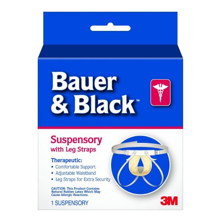 3M Athletic Supporter Bauer & Black™ X-Large White - Case of 48 - 201352-CS