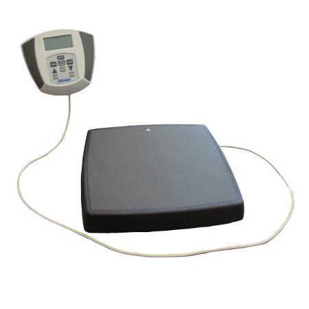 Health O Meter Floor Scale Health O Meter® Digital Remote Display 660 lbs. / 300 kg Capacity Gray / Black AC Power - Each - 752KL-EA
