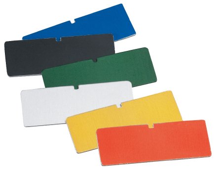 Integra Lifesciences Identification Tag Integra® Custom Write On Black Aluminum 1 Each - Each - 3-5940-06-EA
